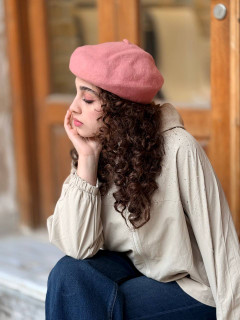 کلاه برت زنانه نمدی فرانسوی - بوتیک سیف