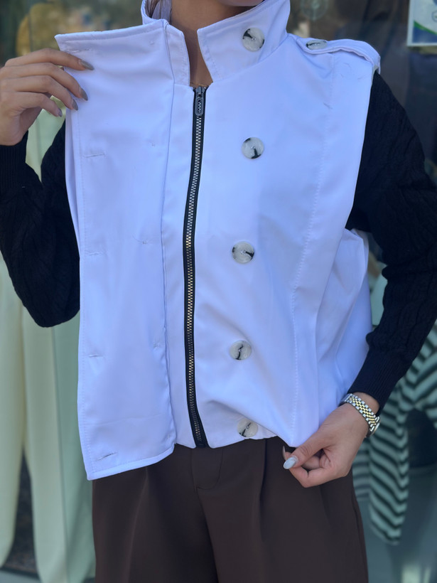 وست زنانه بارانی پفکی
